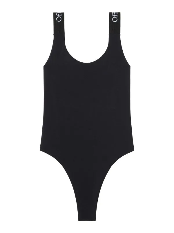 Off-White Short De Bain - Noir - Noir | OWFC019S25JER0011000