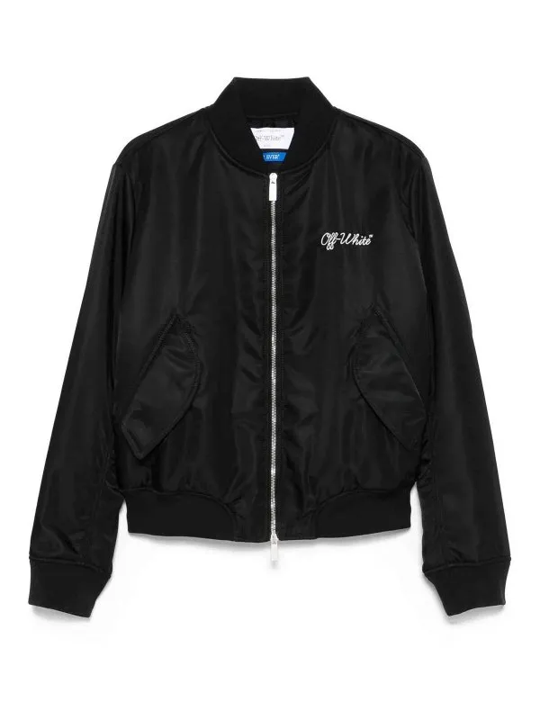 Off-White Bomber - Noir - Noir - Homme | OMEH05EC99FAB0011001