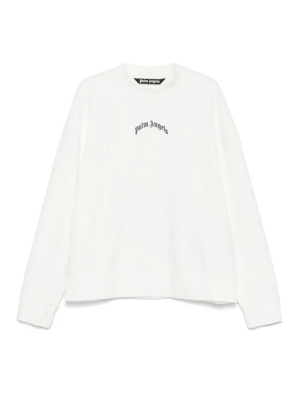 Palm Angels Sweat-Shirts - Noir - Blanc | PMBA080S25FLE0010310