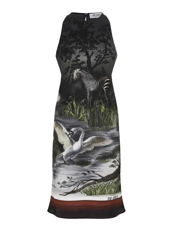 The Attico Robe Courte - Gris - Gris - Femme | 250WCA00389867