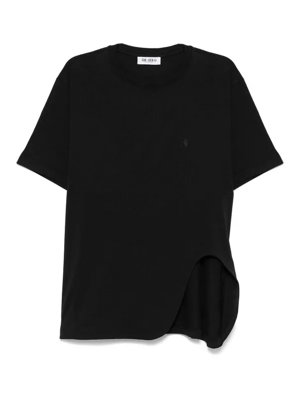 The Attico T-Shirt - Noir - Noir - Femme | 250WCT00350100