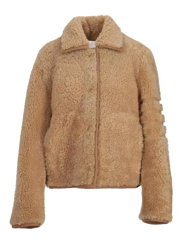Thom Browne Manteau En Fourrure - Camel - Camel | FBC926XL0120275
