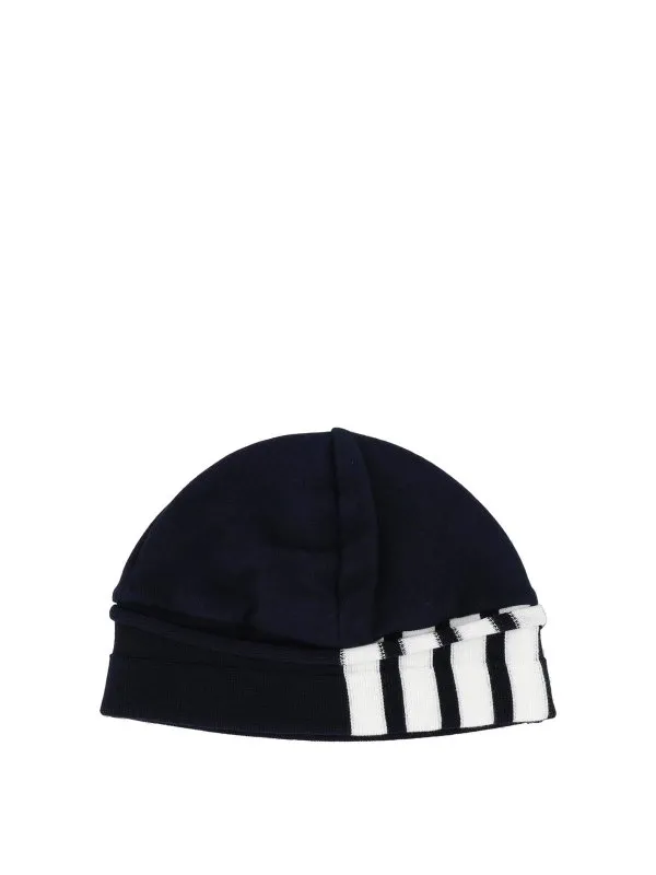 Thom Browne Bonnet - Bleu Foncé - Bleu Foncé | UJH001A03037415