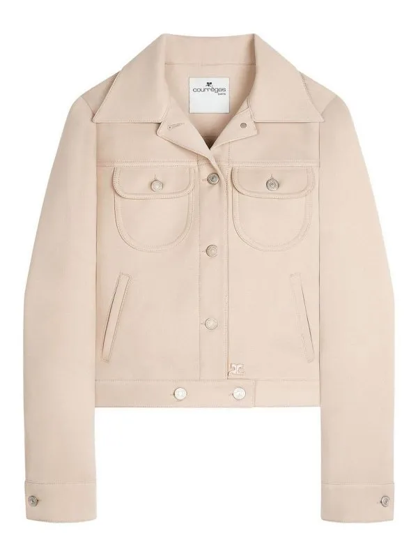 Courreges Veste Casual - Couleur Chair | VESCBL002PL00071007