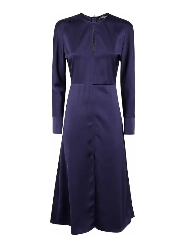 Drhope Robe Au Genou - Bleu - Bleu - Femme | 42954331200