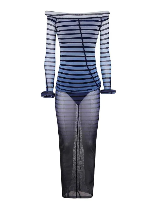 Jean Paul Gaultier Maxi Robe - Noir | 2533FRO294T575005956005956