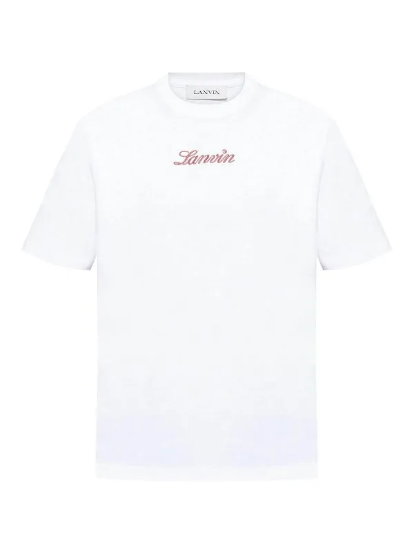 Lanvin T-Shirt - Blanc - Blanc - Homme | RMTS0115J134P2501