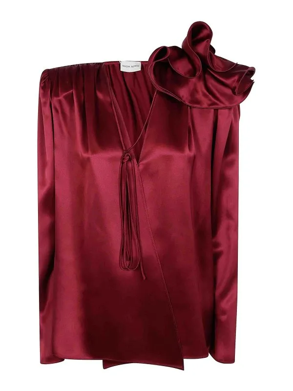 Magda Butrym Blouse - Rouge - Rouge - Femme | 141425BORDEAUX