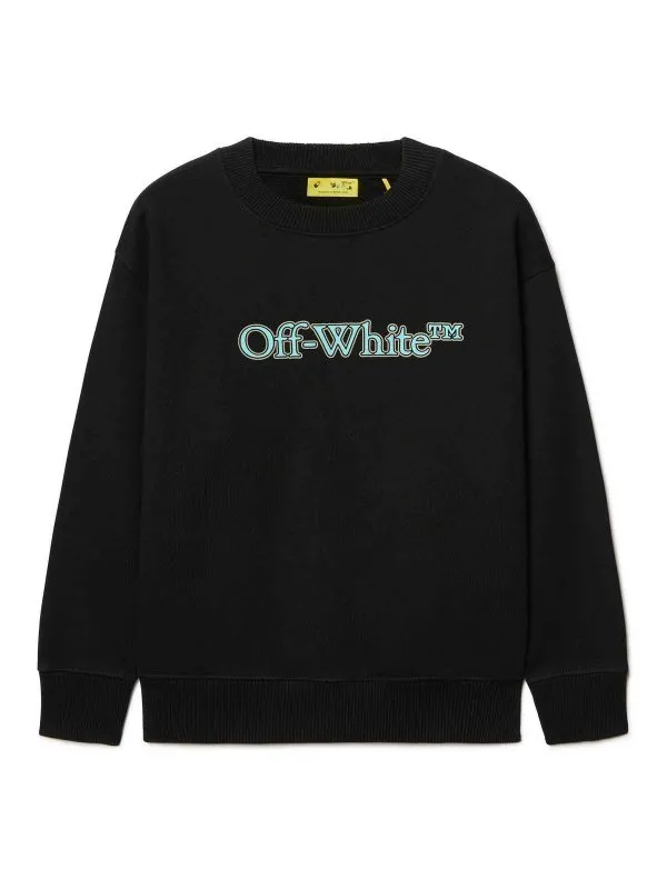 Off-White Pull Col Rond - Noir - Noir | OBBA001S25FLE0011040