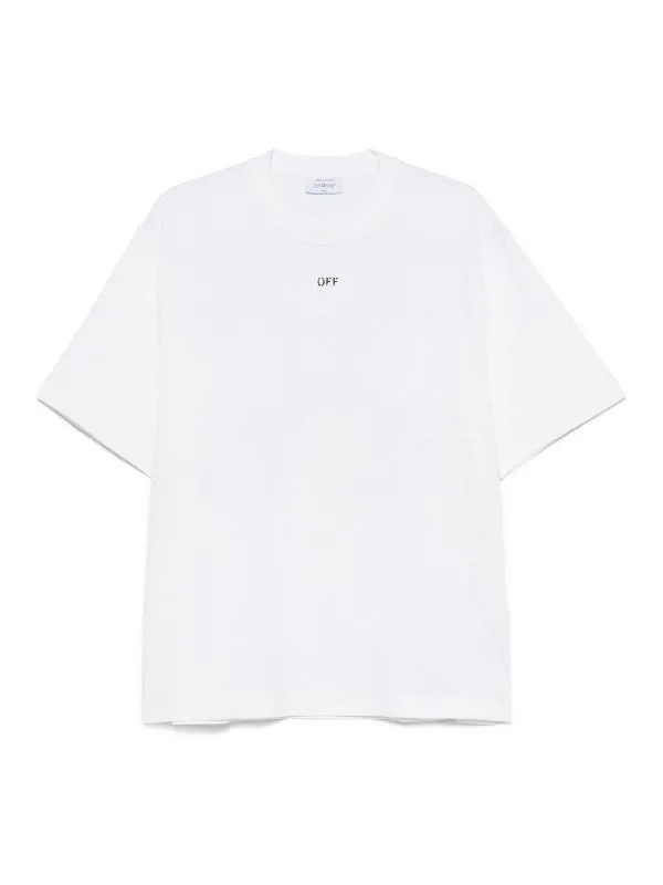 Off-White T-Shirt - Blanc - Blanc - Homme | OMAA120S25JER00F0110