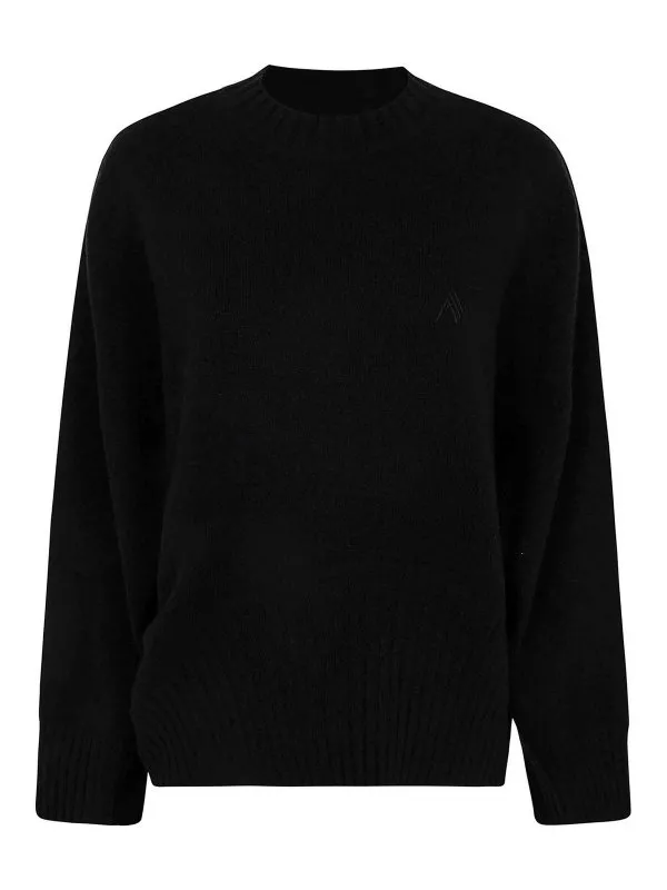 The Attico Pull Col Rond - Noir - Noir | 250WCK00107KWS002AA100