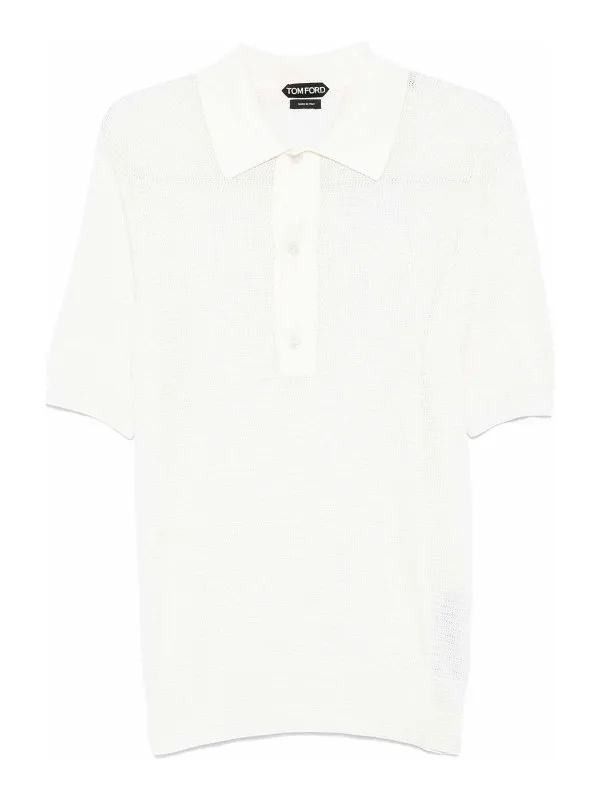Tom Ford Polo - Blanc - Blanc - Homme | KPS019YMC026S25XAWAW