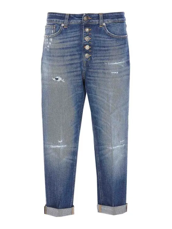 Dondup Jean Bootcut - Foncé Délavé - Femme | DP268BDSE340IM2800