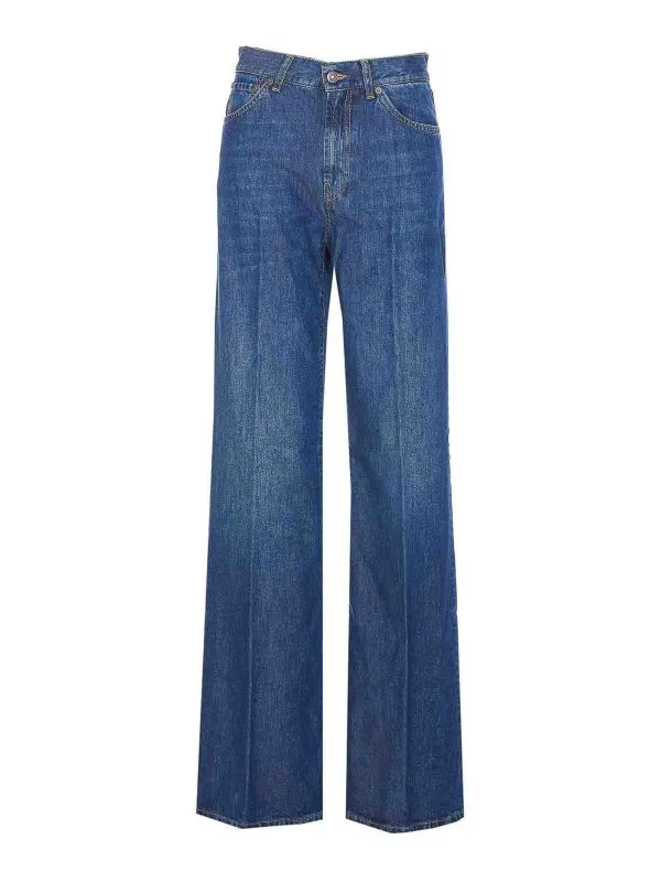 Dondup Jean Bootcut - Bleu - Bleu - Femme | DP619DF0266IO7800