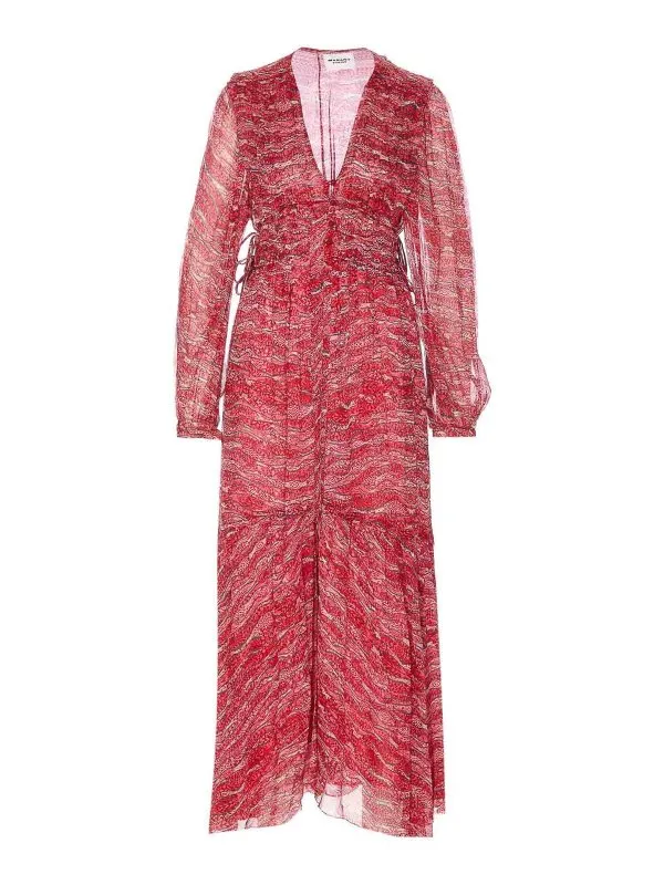 Isabel Marant Etoile Robe Au Genou - Rouge | RO0668FAC1J07E70RD