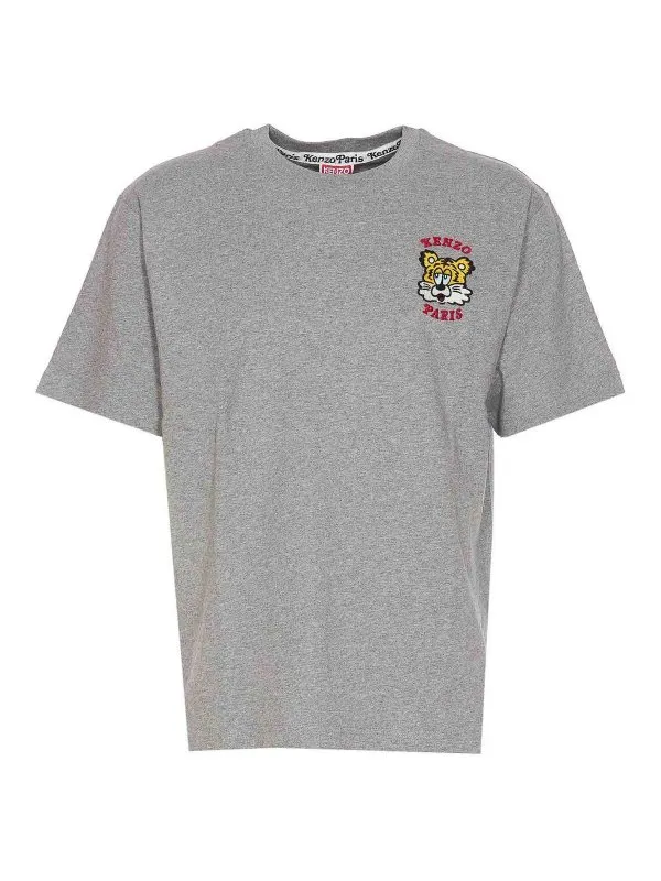 Kenzo T-Shirt - Gris - Gris - Homme | FF58TS4824SG94