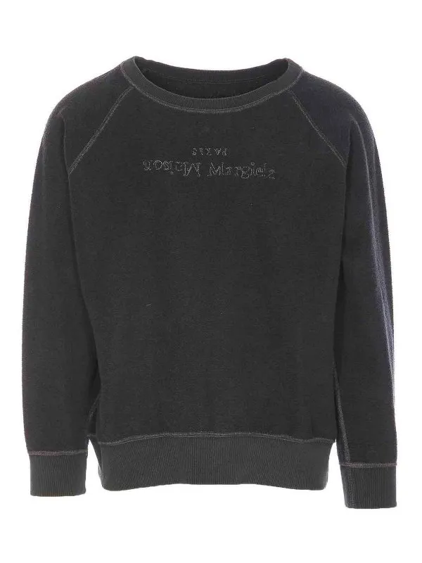 Maison Margiela Pull Col Rond - Gris - Gris | S50GU0228M25021969