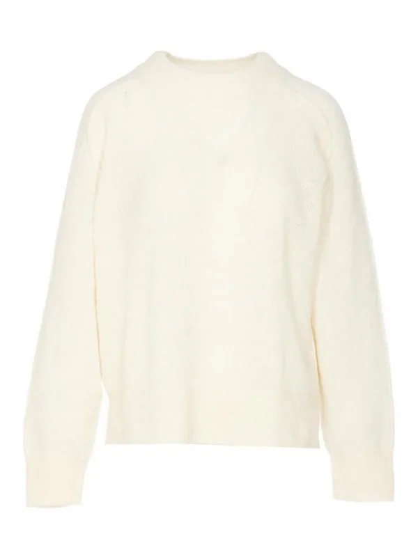 A.P.C. Pull Col Rond - Blanc - Blanc - Femme | WPABEF23283AAC