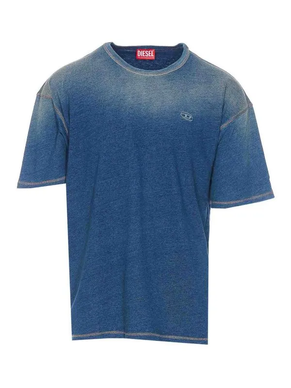 Diesel T-Shirt - Bleu - Bleu - Homme | A161860GIAU01 | thebs.com