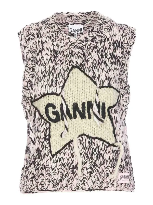 Ganni Pull Col Rond - Multicolore - Multicolore - Femme | K2346868