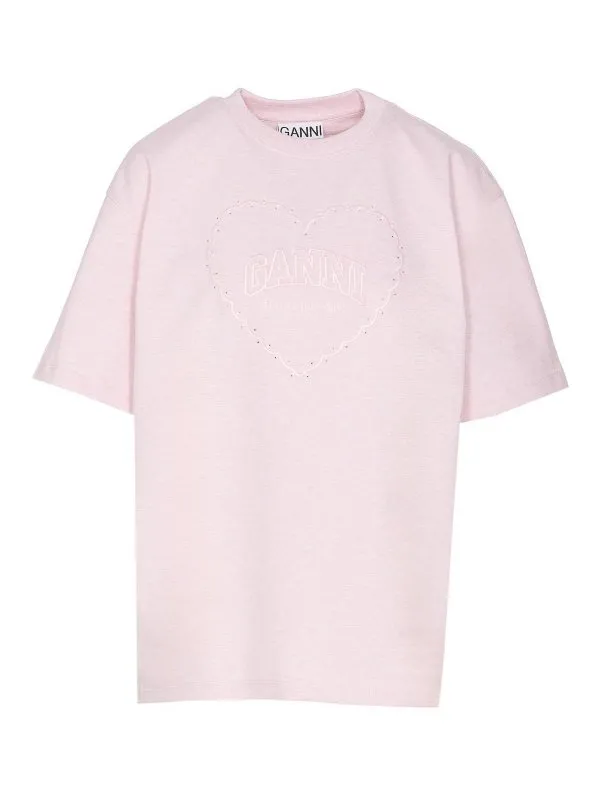 Ganni T-Shirt - Couleur Chair - Couleur Chair - Femme | T4090868