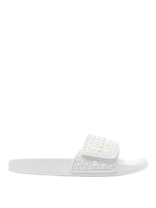 Jimmy Choo Sandales - Blanc - Blanc - Femme | FITZFZWYXWHITE