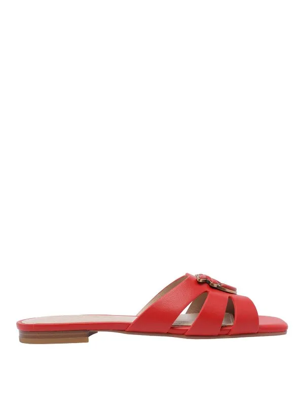 Pinko Sandales - Rouge - Rouge - Femme | SD0313P003R30