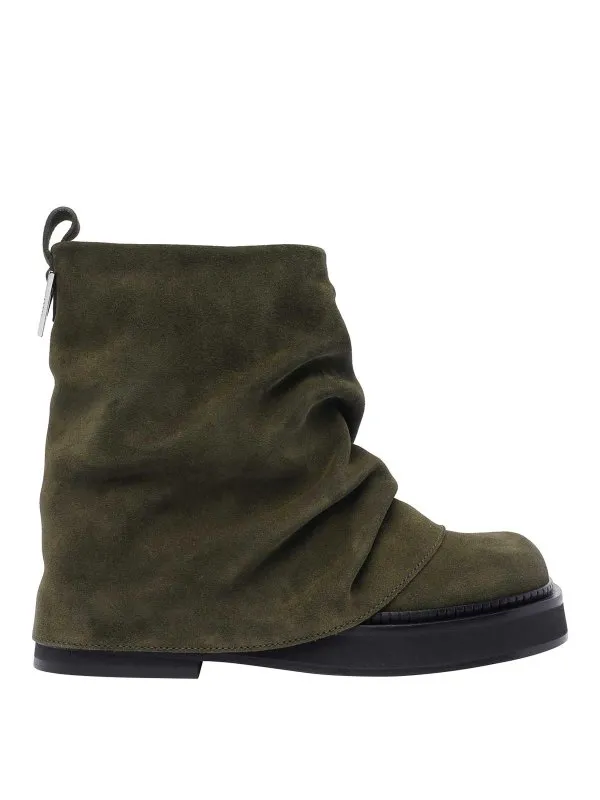 The Attico Bottines - Vert - Vert - Femme | 250WSH00832LBT040AA839