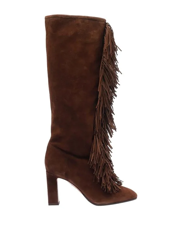 Aquazzura Bottes - Marron - Marron - Femme | GYTMIDB1SUEESP