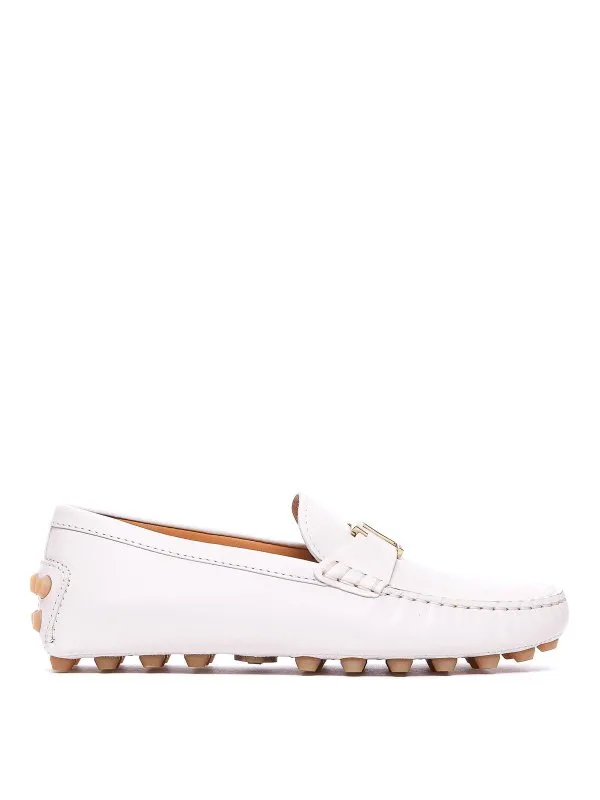 Tod's Mocassins - Blanc - Blanc - Femme | XXW52K0IZ10N6MC019