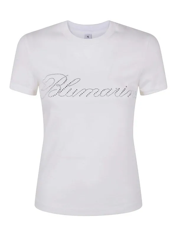 Blumarine T-Shirt - Blanc - Blanc - Femme | P522T082AN0100