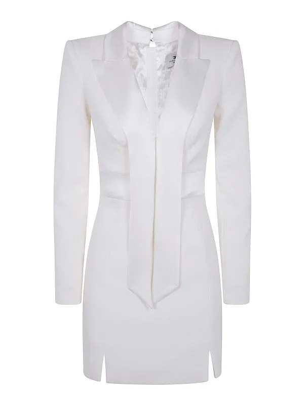 Elisabetta Franchi Robe Courte - Blanc - Blanc | AB70951E2360