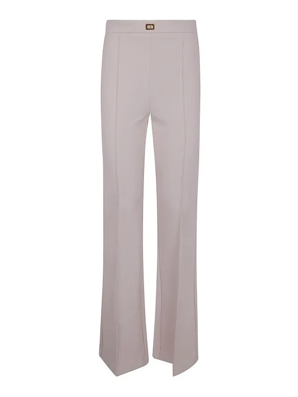 Elisabetta Franchi Pantalons Décontractés - Blanc | PA07951E2193