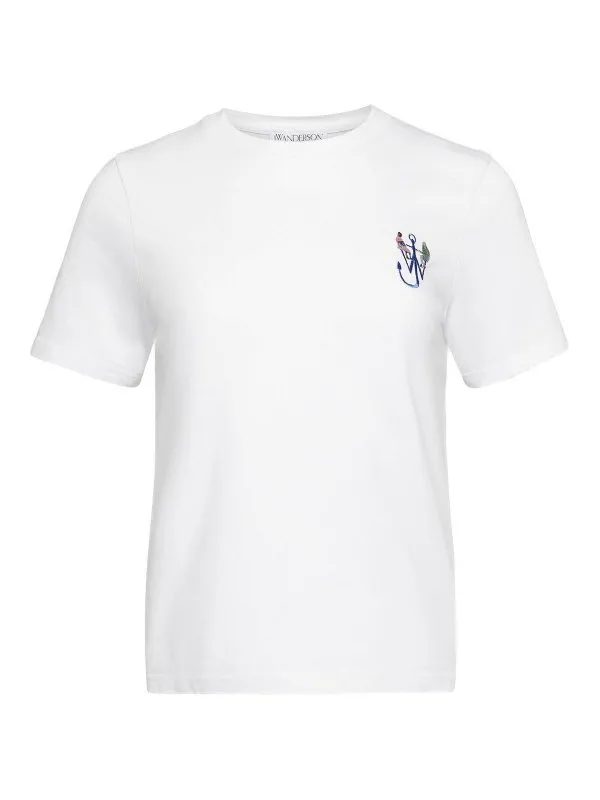 J.W. Anderson T-Shirt - Blanc - Blanc - Femme | JT0269PG1510001