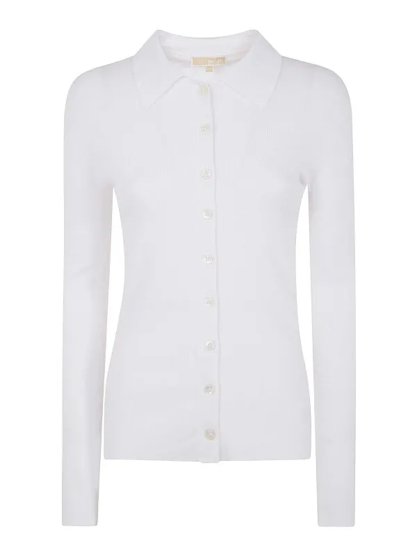 Michael Kors Pull Col Rond - Blanc - Blanc - Femme | MR56135GW2117