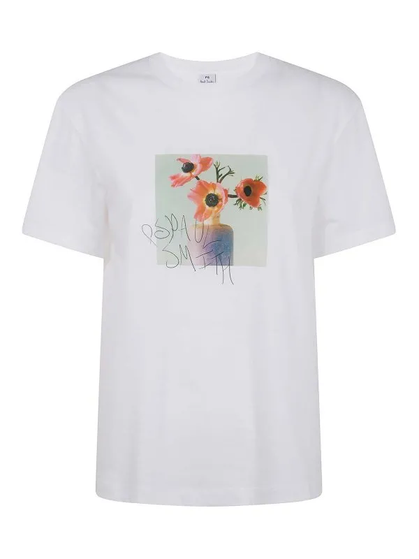 Ps by Paul Smith T-Shirt - Blanc - Blanc - Femme | W2R232VPP495801
