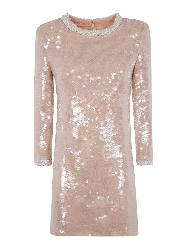 Self Portrait Robe Courte - Couleur Chair - Femme | RS25106SBG