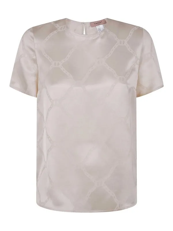 Twinset Chemise - Blanc - Blanc - Femme | 251TP201211748