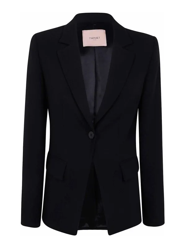 Twinset Blazer - Noir - Noir - Femme | 251TP210000006