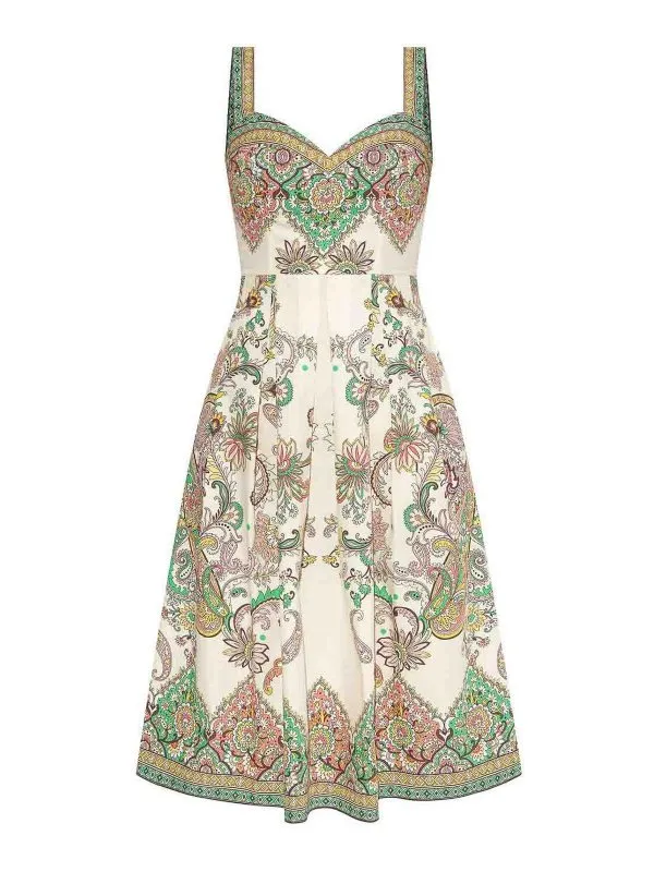 Etro Robe De Cocktail - Blanc - Blanc | WRHA025399SP5C0X0802