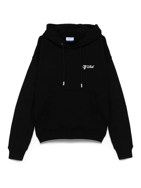 Off-White T-Shirt - Blanc - Noir - Homme | OMBB085C99FLE0191001