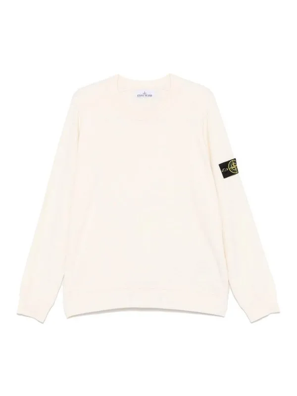 Stone Island Pull Col Rond - Blanc - Blanc | K1S155100036S00B5V0093