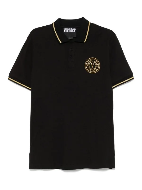 Versace Jeans Polo - Noir - Noir - Homme | 78GAGT00CJ01TG89
