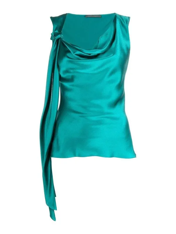 Alberta Ferretti Top - Vert - Vert - Femme | 080566170363