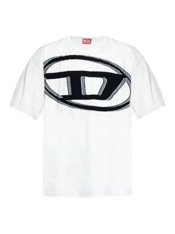 Diesel T-Shirt - Blanc - Blanc - Homme | A161850GIAS141