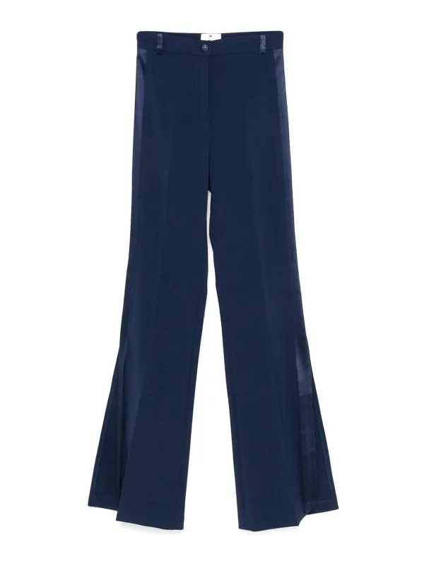 Elisabetta Franchi Pantalon bleu marine - Bleu | PA06951E2DC8