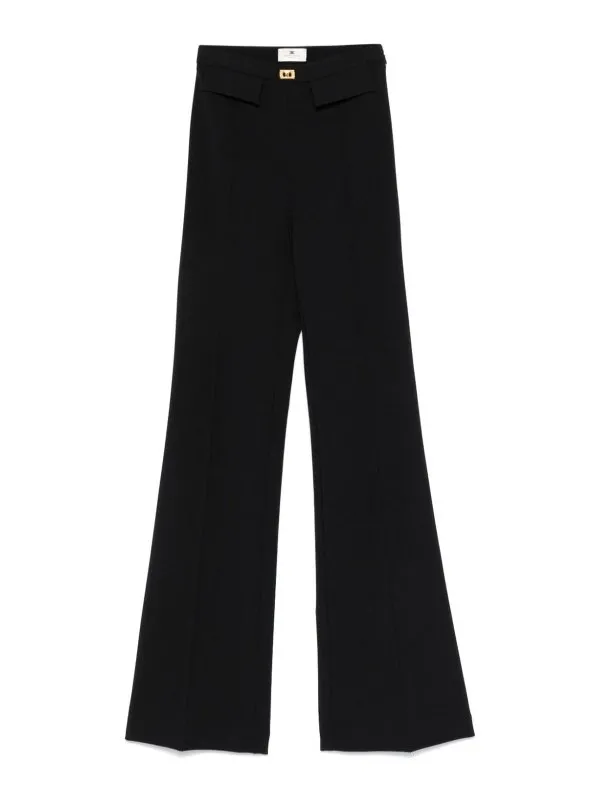Elisabetta Franchi Pantalon noir - Noir - Femme | PA07851E2110