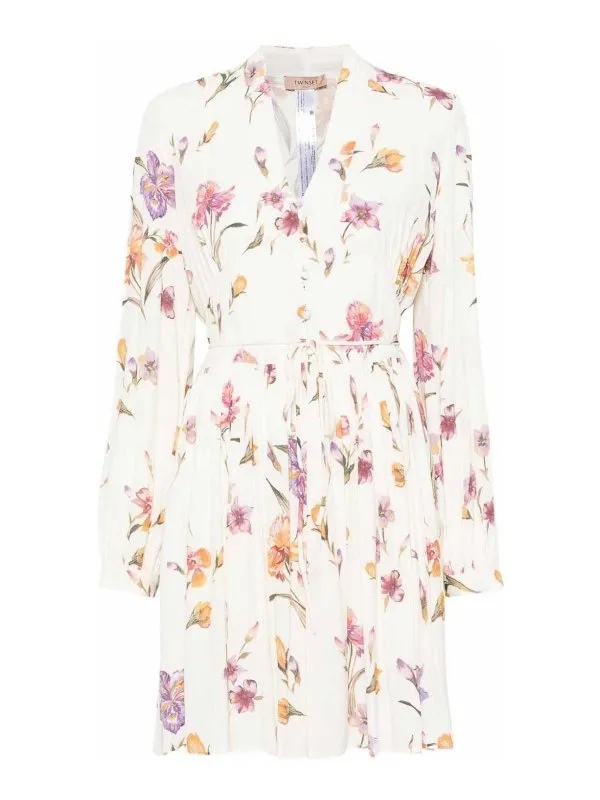 Twinset Robe Courte - Multicolore - Multicolore | 251TP277312329