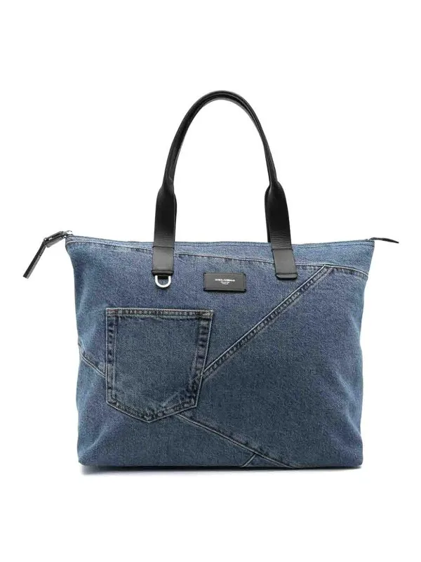 Dolce & Gabbana Sac Bandoulière - Noir - Bleu | BM2375AQ76089853