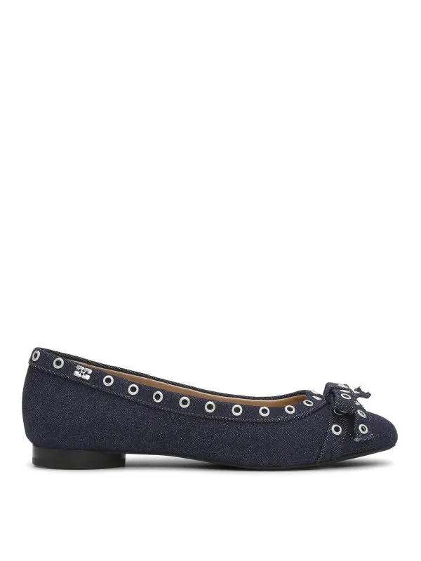 Ganni Ballerines - Bleu - Bleu - Femme | S2756642 | thebs.com